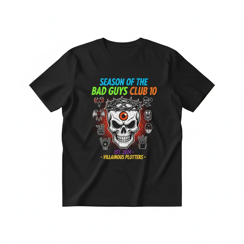 Season of the Bad Guys Club 10 Shirt: Ultimate Durability & Comfort