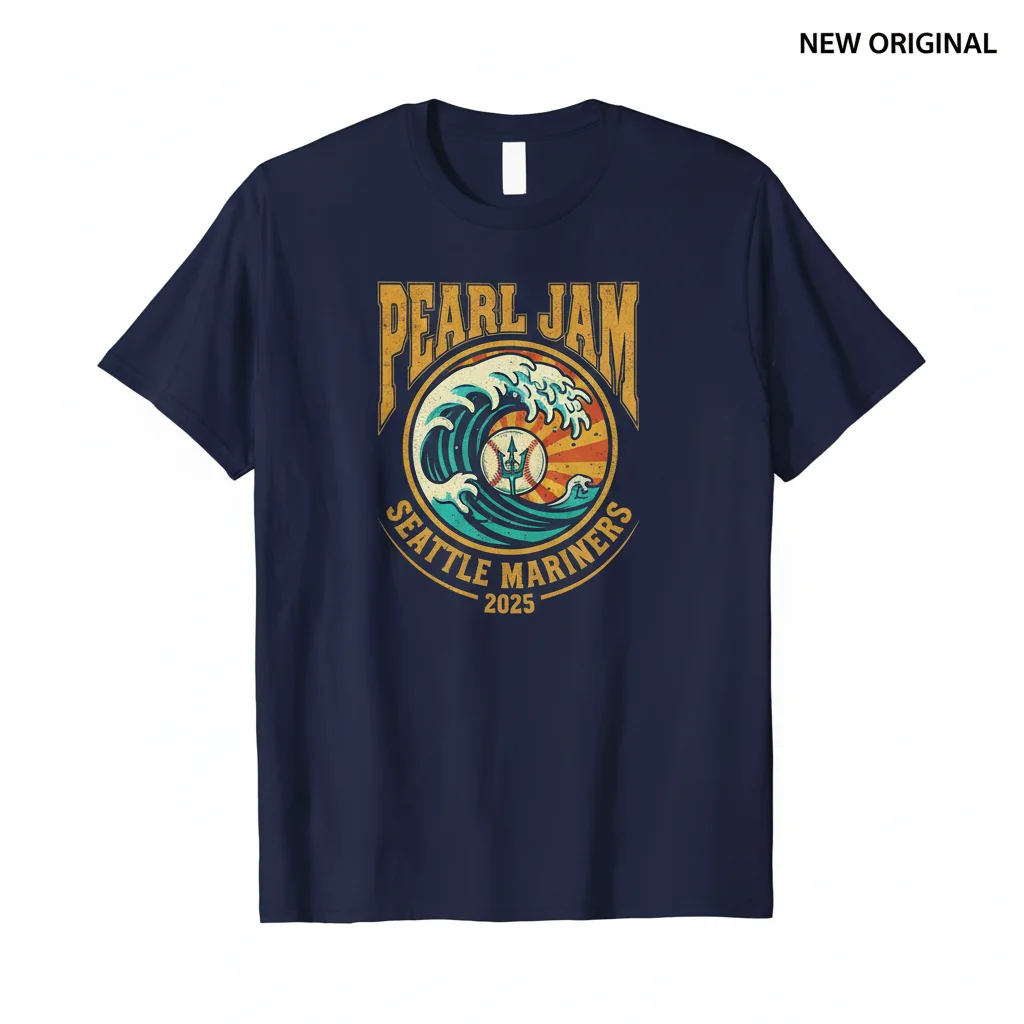 Camiseta Especial Seattle Mariners Pearl Jam 2025 – Edición Limitada