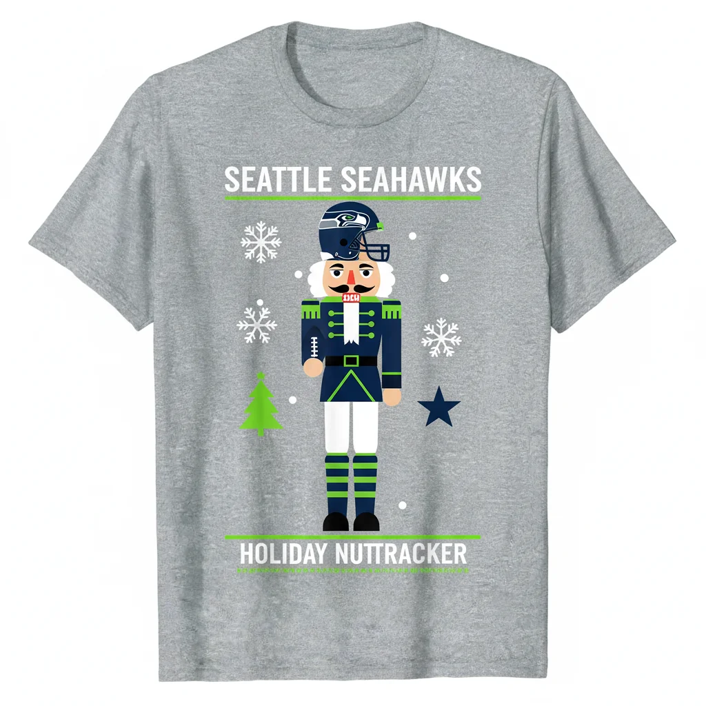 Seahawks Holiday Nutcracker Crewneck
