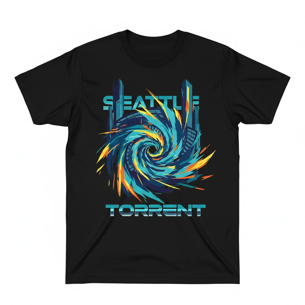 Seattle Torrent Stadium Essentials: Durable Urban Logo Tee