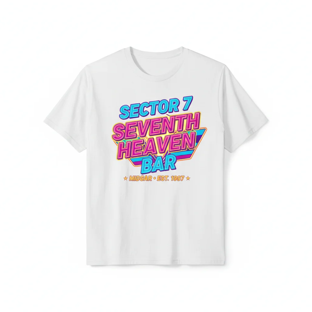 Sector 7 Seventh Heaven White Bar Essential T-Shirt