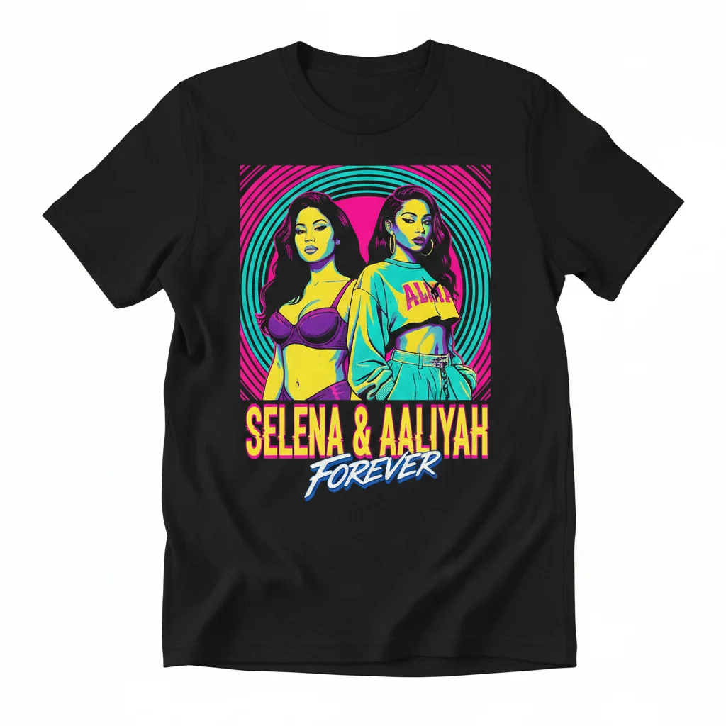 Selena & Aaliyah Forever: Iconic Spirits Tee