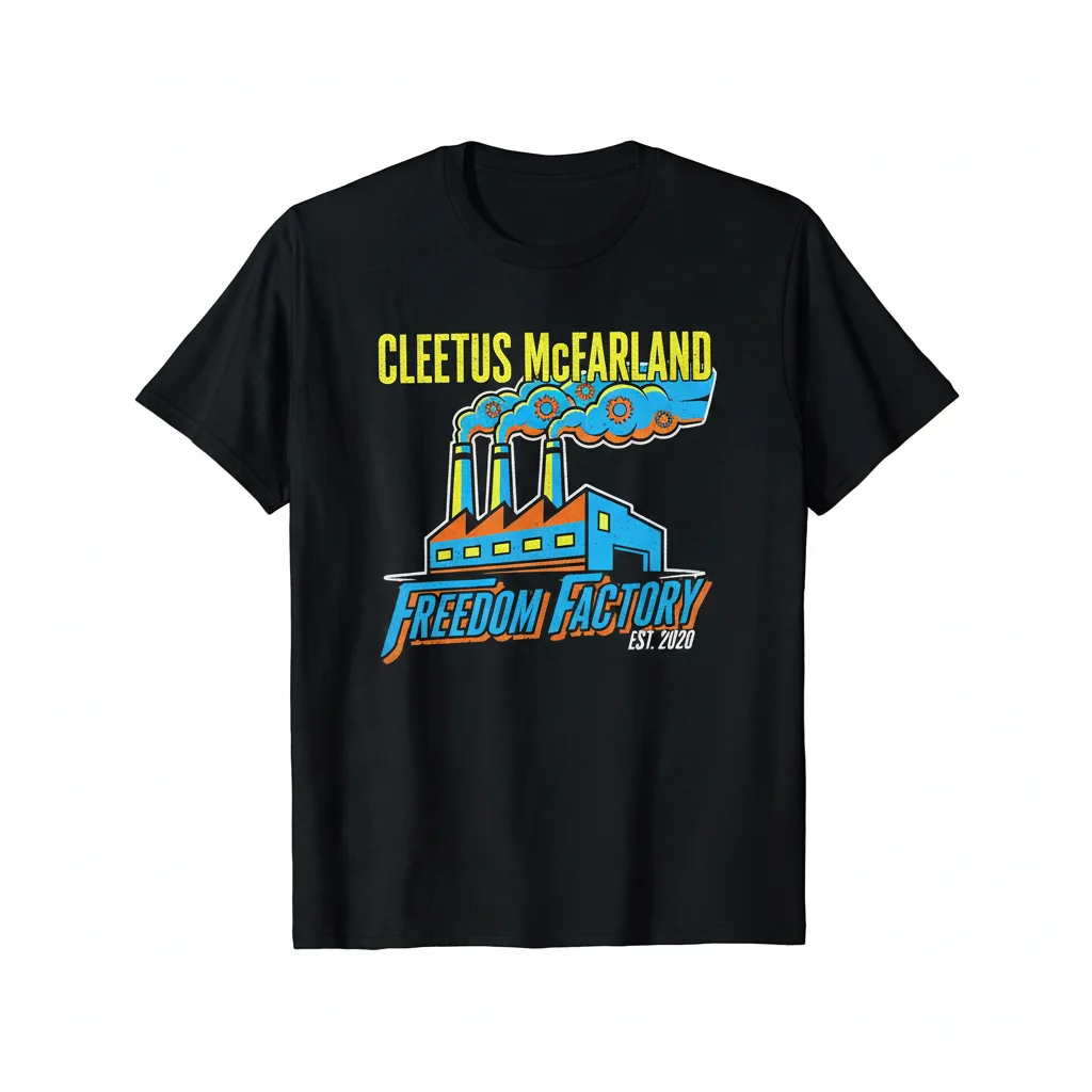 Sencezo Cleetus McFarland Freedom Factory Tee