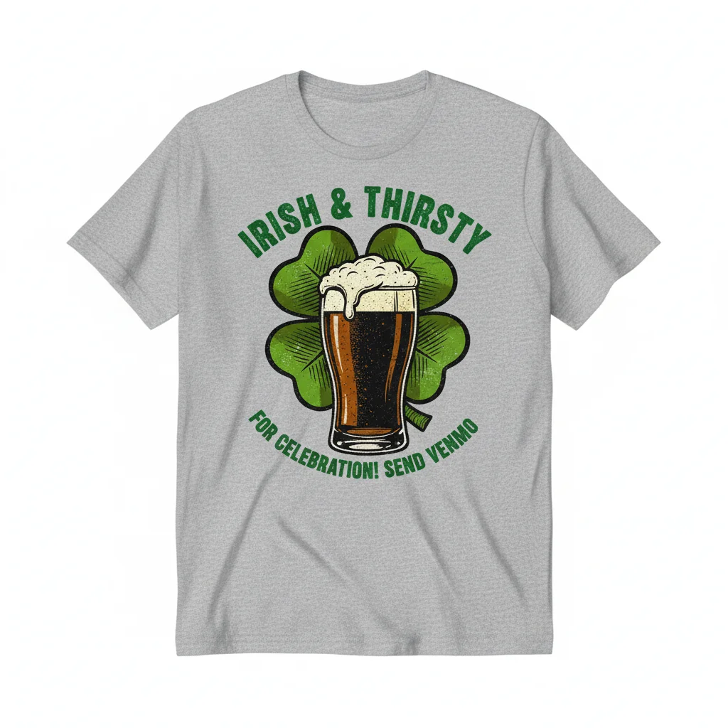 Venmo Me, I'm Irish & Thirsty Tee