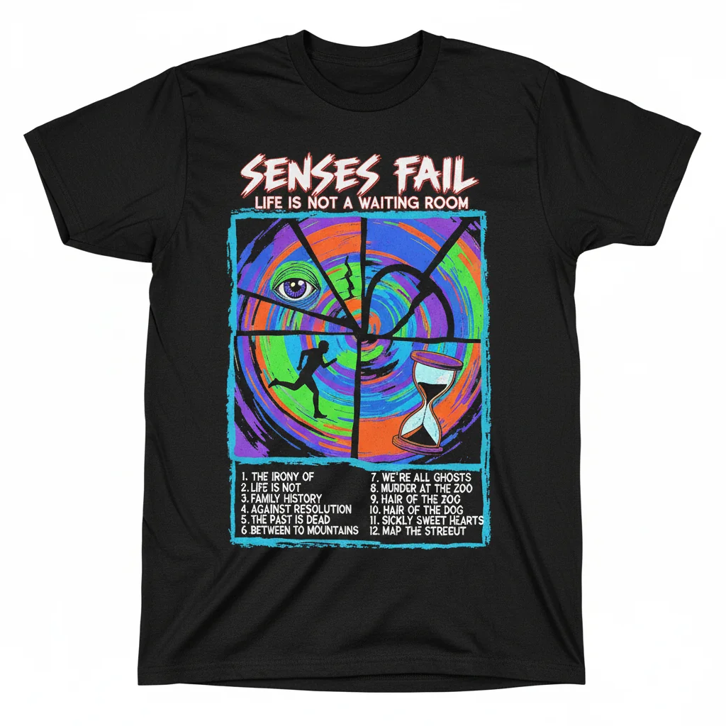 Senses Fail 'Life Is Not A Waiting Room' Tracklist Tee – Wear Your Story