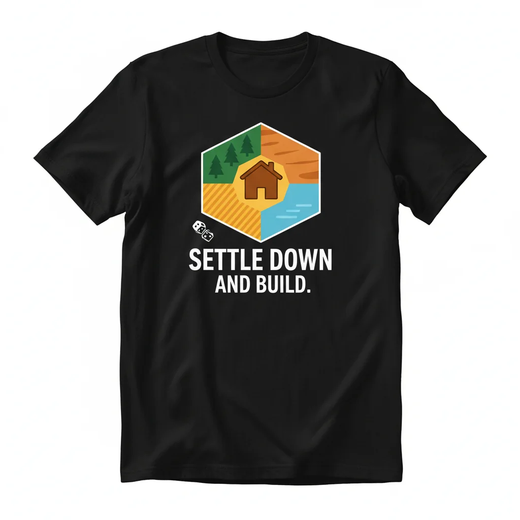 Settle Down Catan T-Shirt: Ultra-Durable, Fade-Resistant & Perfect Fit