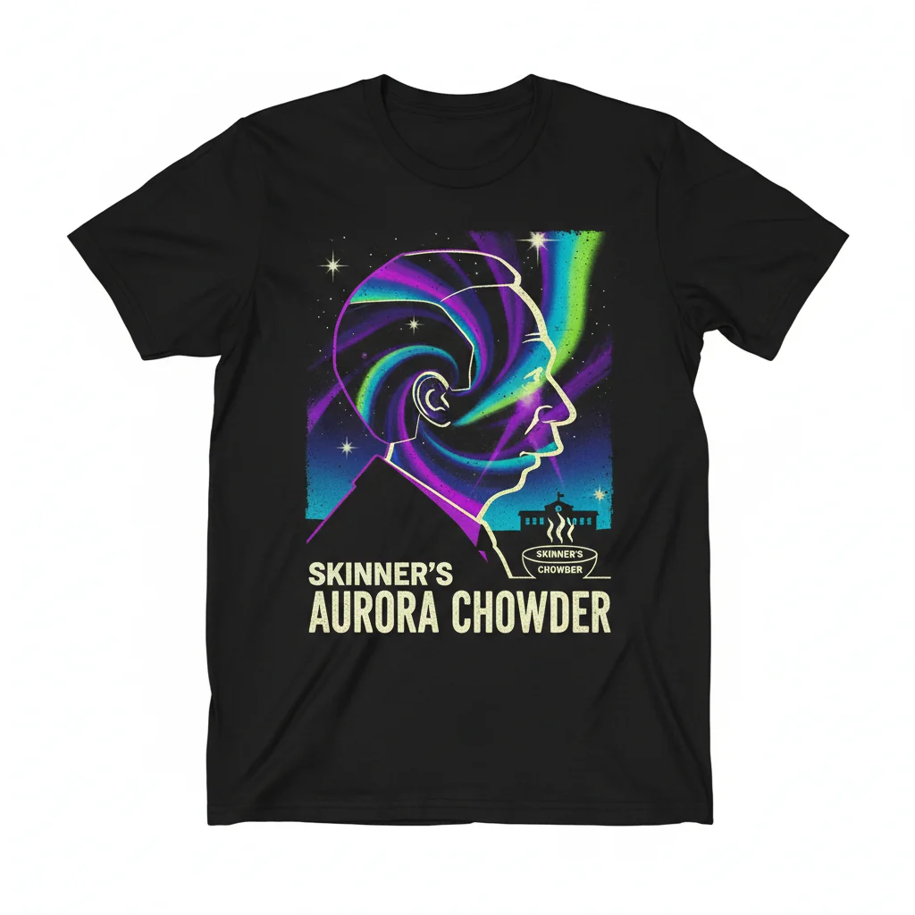 Seymour Skinner - Aurora Borealis: The 'Steamed Hams' Essential Tee