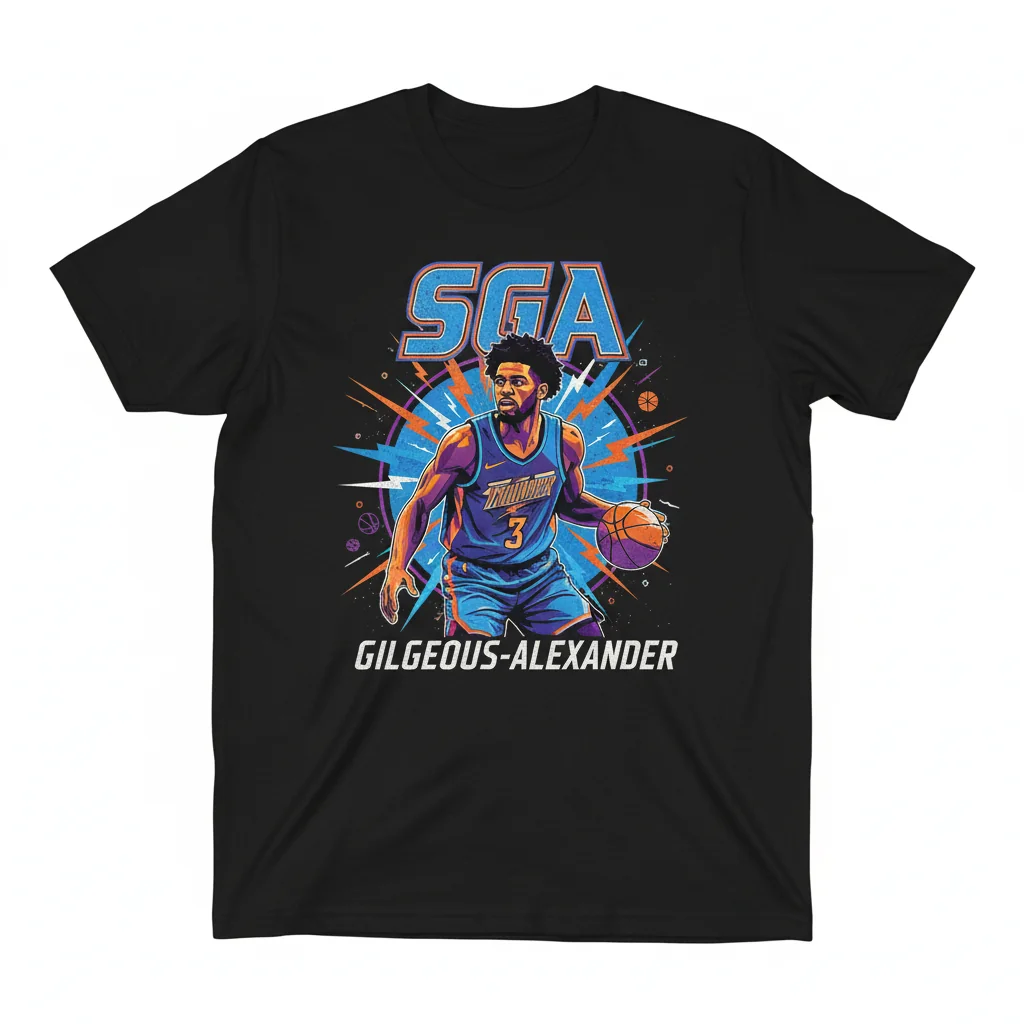 Shai Gilgeous-Alexander OKC Thunder NBA Star Fan T-Shirt