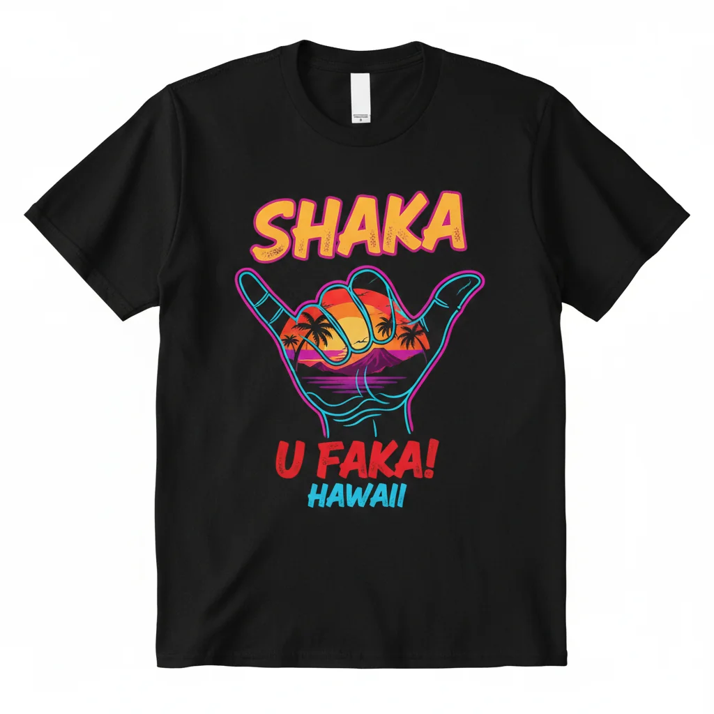 Shaka U Faka! Hawaii Drop Tee