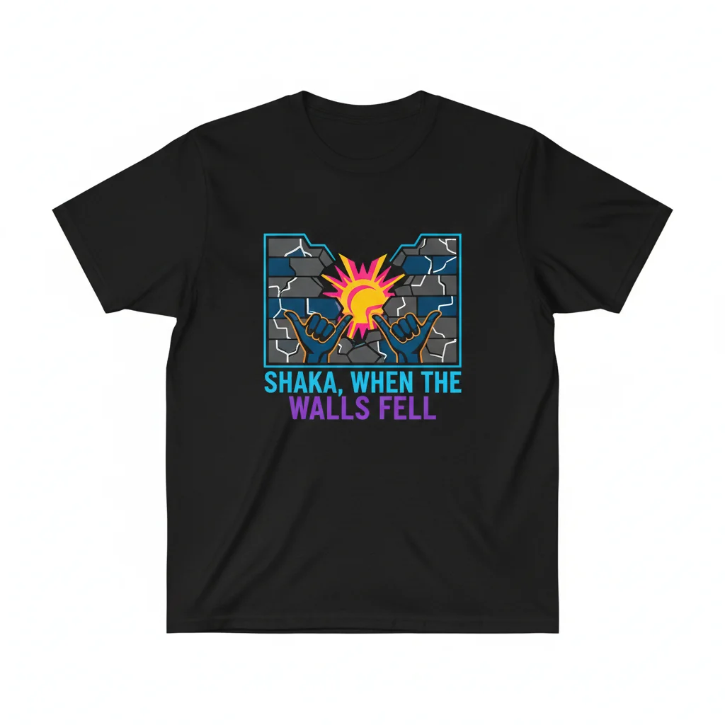 Shaka, When The Walls Fell T-Shirt – Premium Essential Sci-Fi Tee