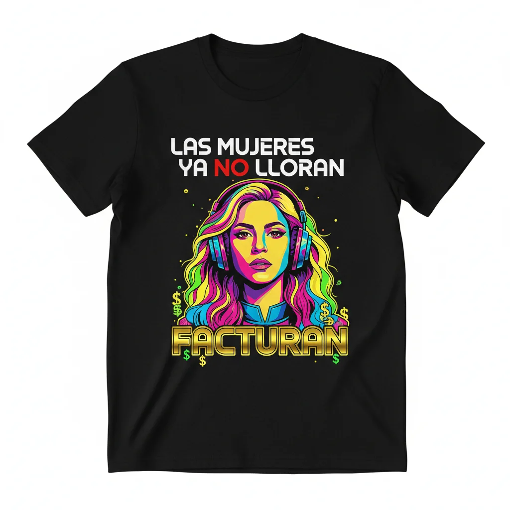 Las Mujeres Facturan Empowerment Tee | Premium Artwear Inspired by Shakira