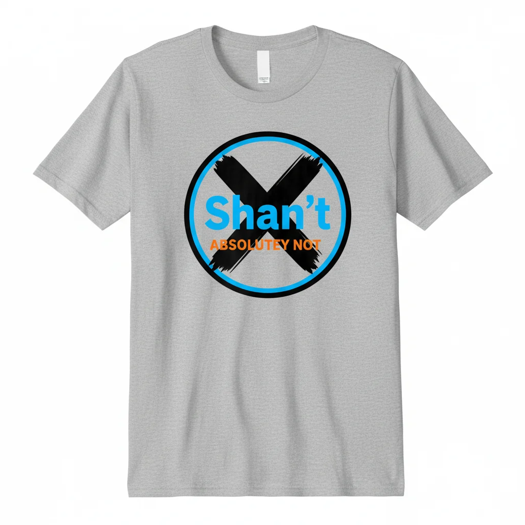 Shan't Essential T-Shirt: Your New Go-To for Style & Durability