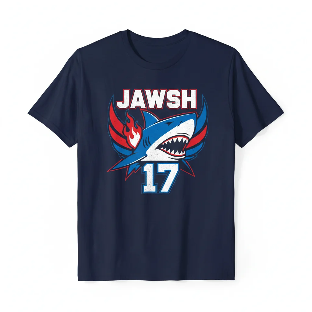 Shark Buffalo Bills Josh Allen "Jawsh" T-Shirt