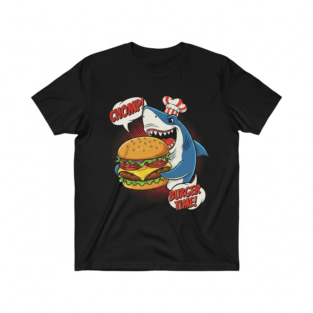 Shark Burger Vibe Tee