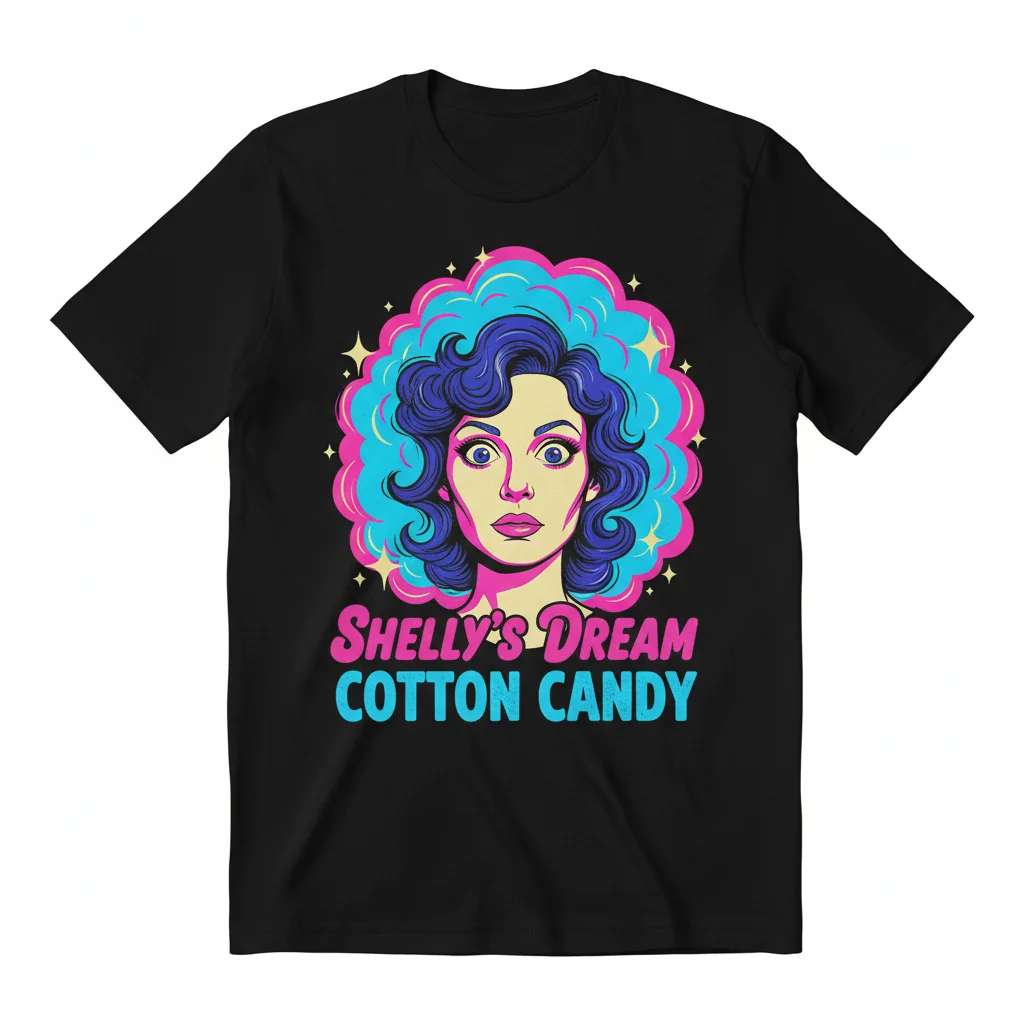 Shelly Duvall Cotton Candy Dream Essential T-Shirt – 100% Cotton, Unisex Fit