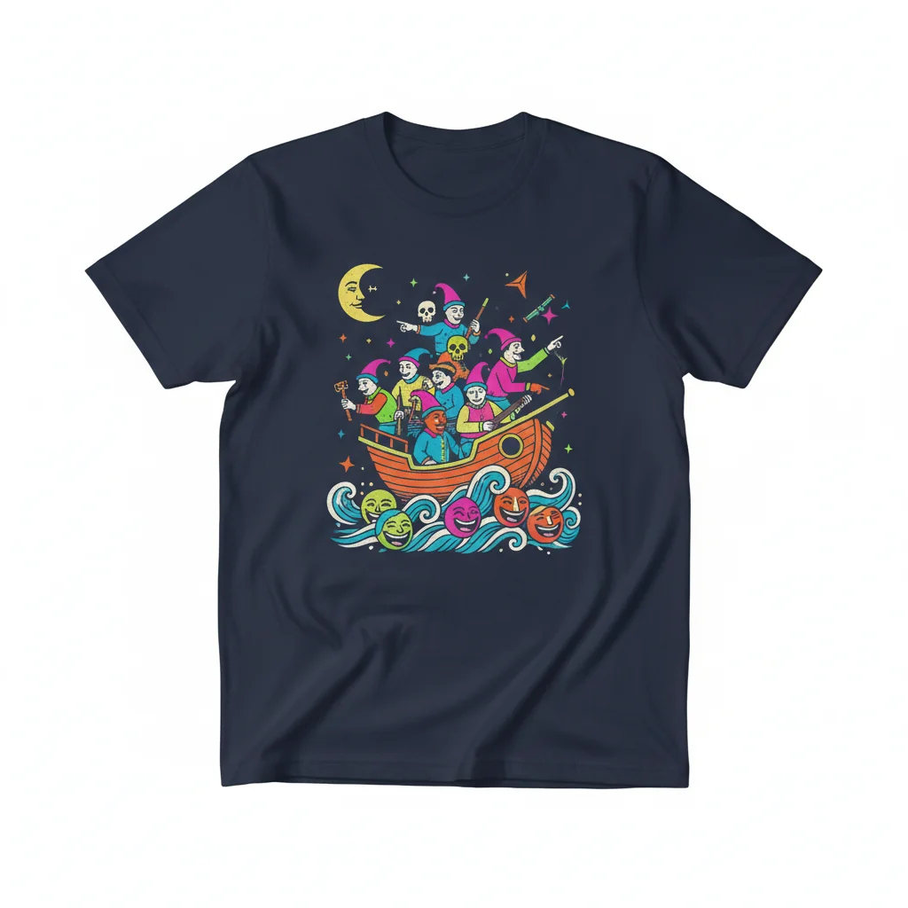 Ship Of Fools Essential T-Shirt - Premium Ring-Spun Cotton Tee