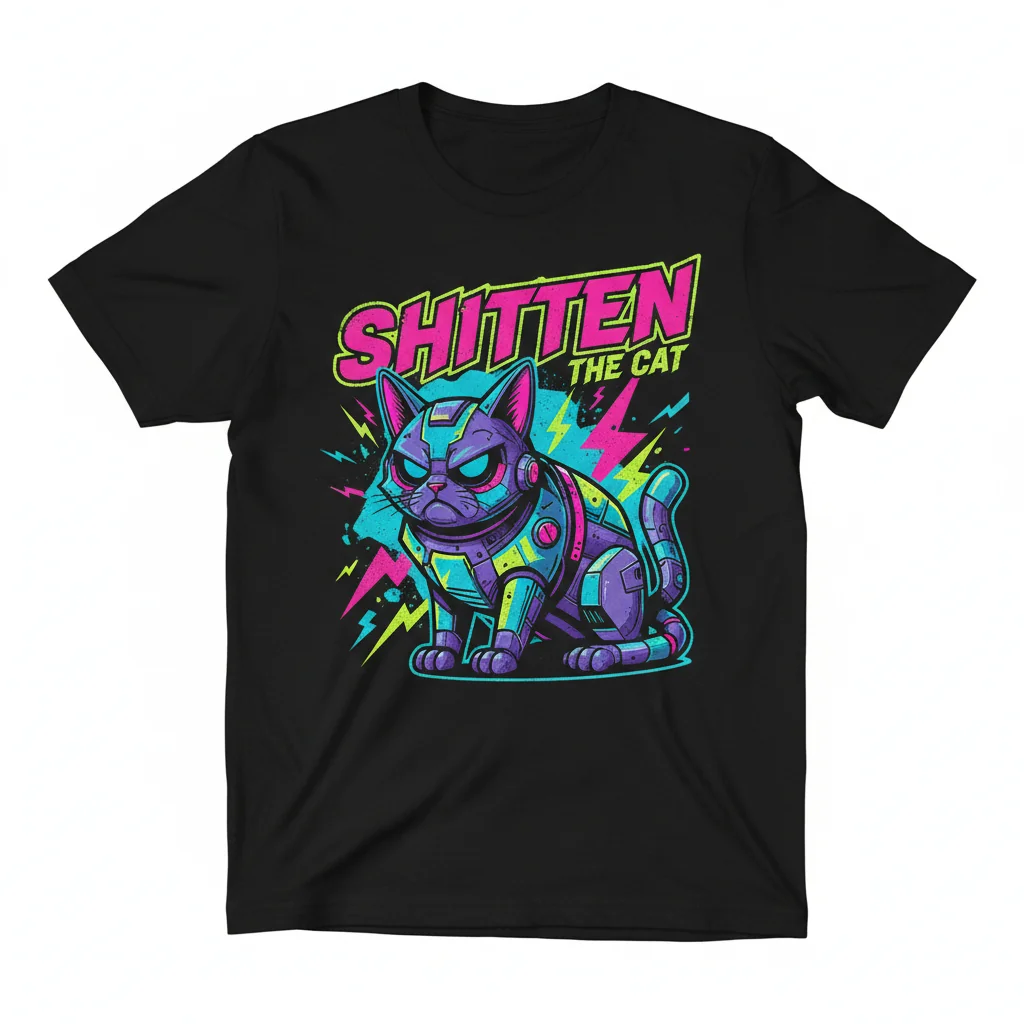 Shitten the Cat: Iconic Street Tee