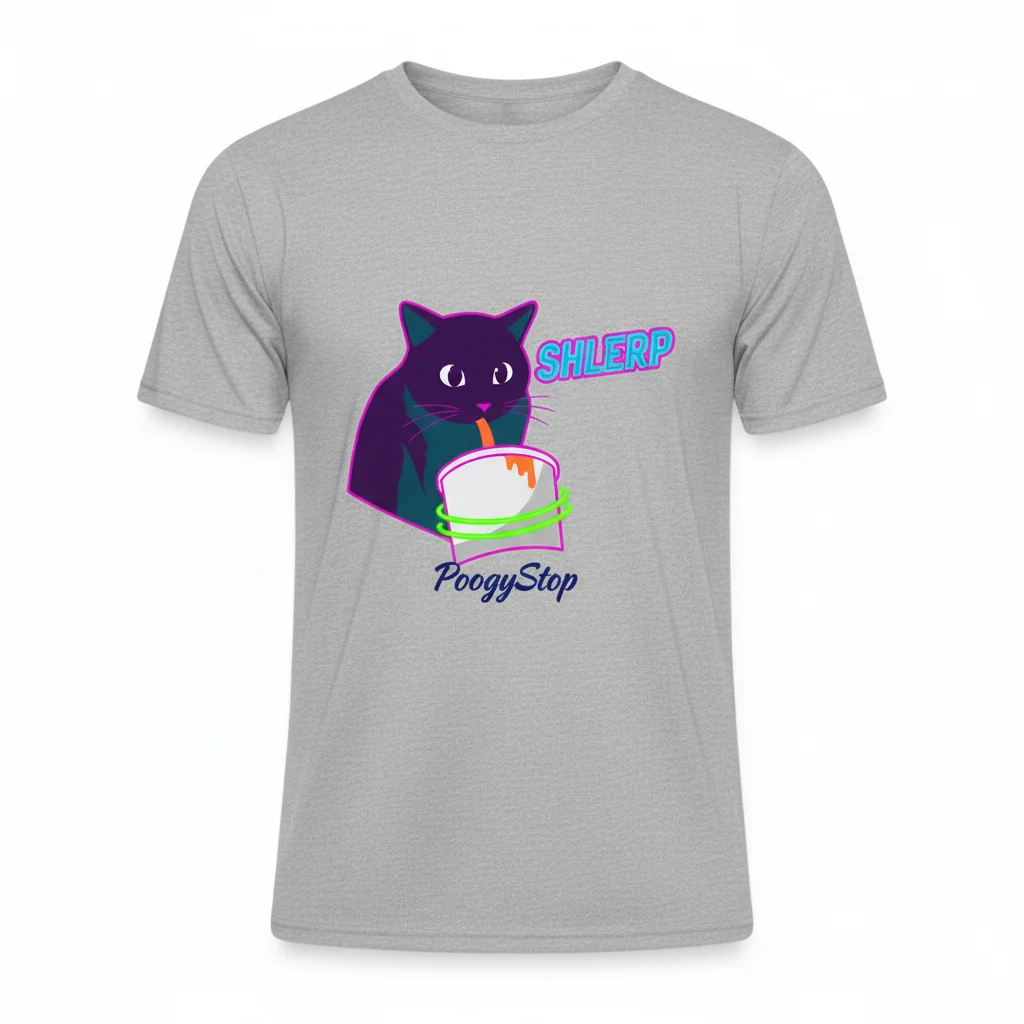 Shlerp Cat Meme Essential T-Shirt – Funny Feline Internet Humor Tee