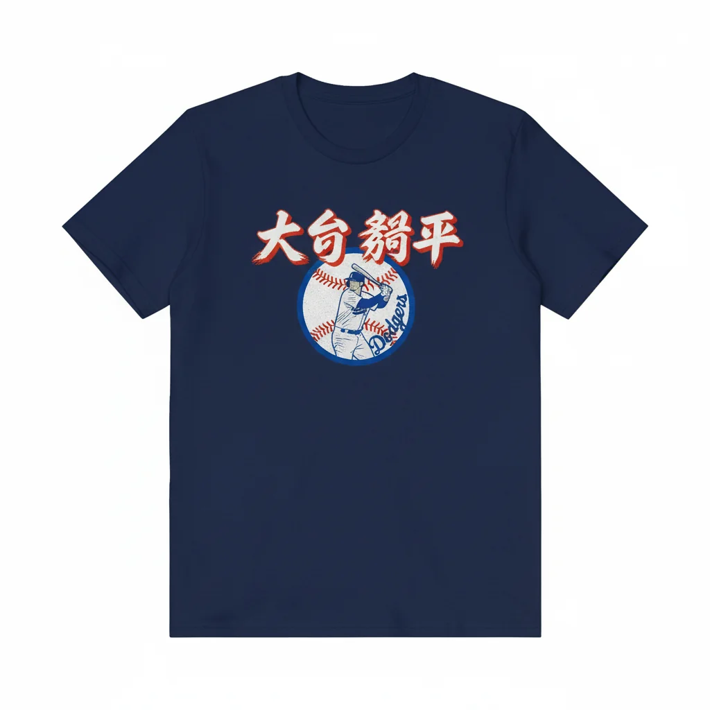 Ohtani Dodgers Kanji Signature Tee: Wear the Legend