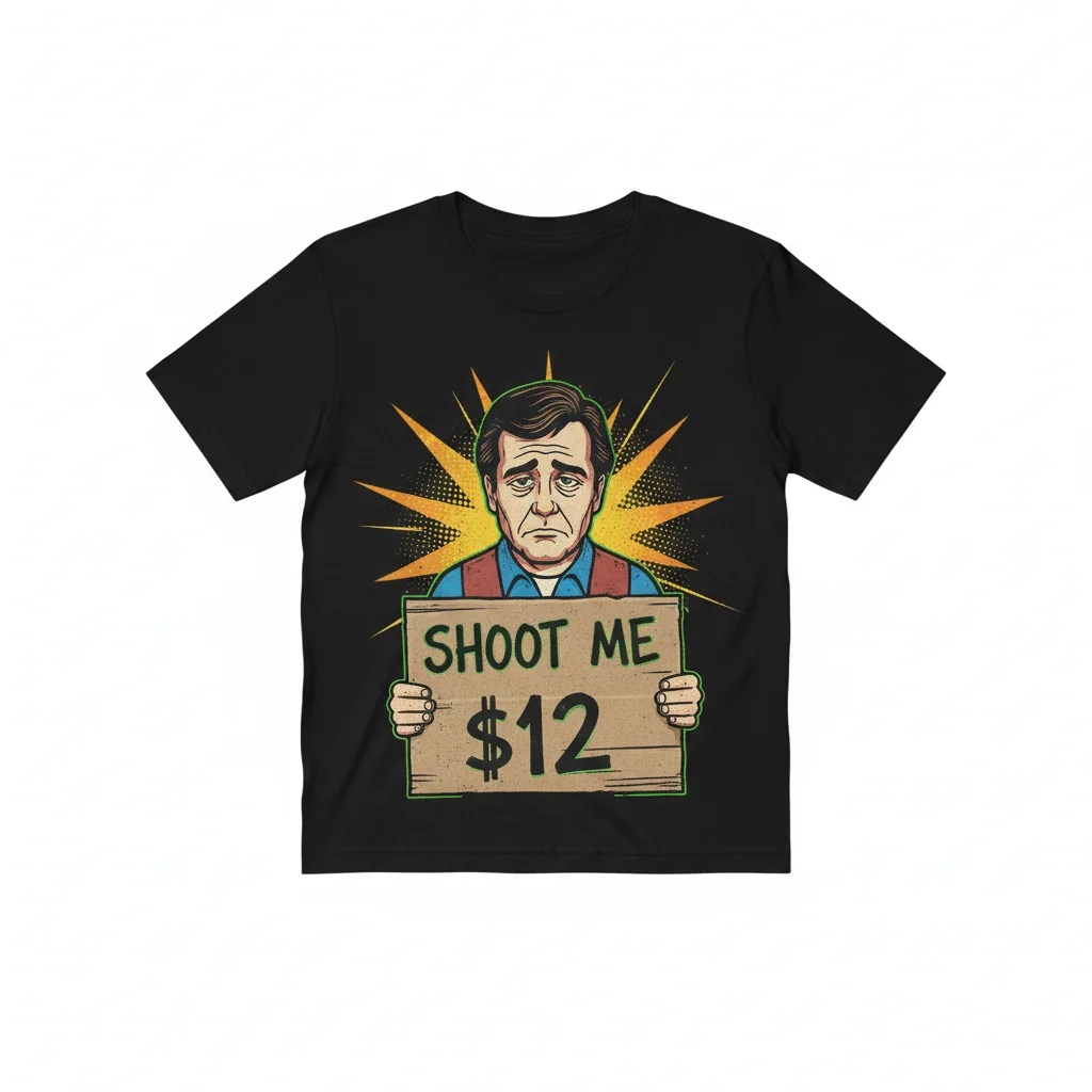 Al Bundy's Iconic "Shoot Me $12" Essential T-Shirt – Unbeatable Durability & Comfort