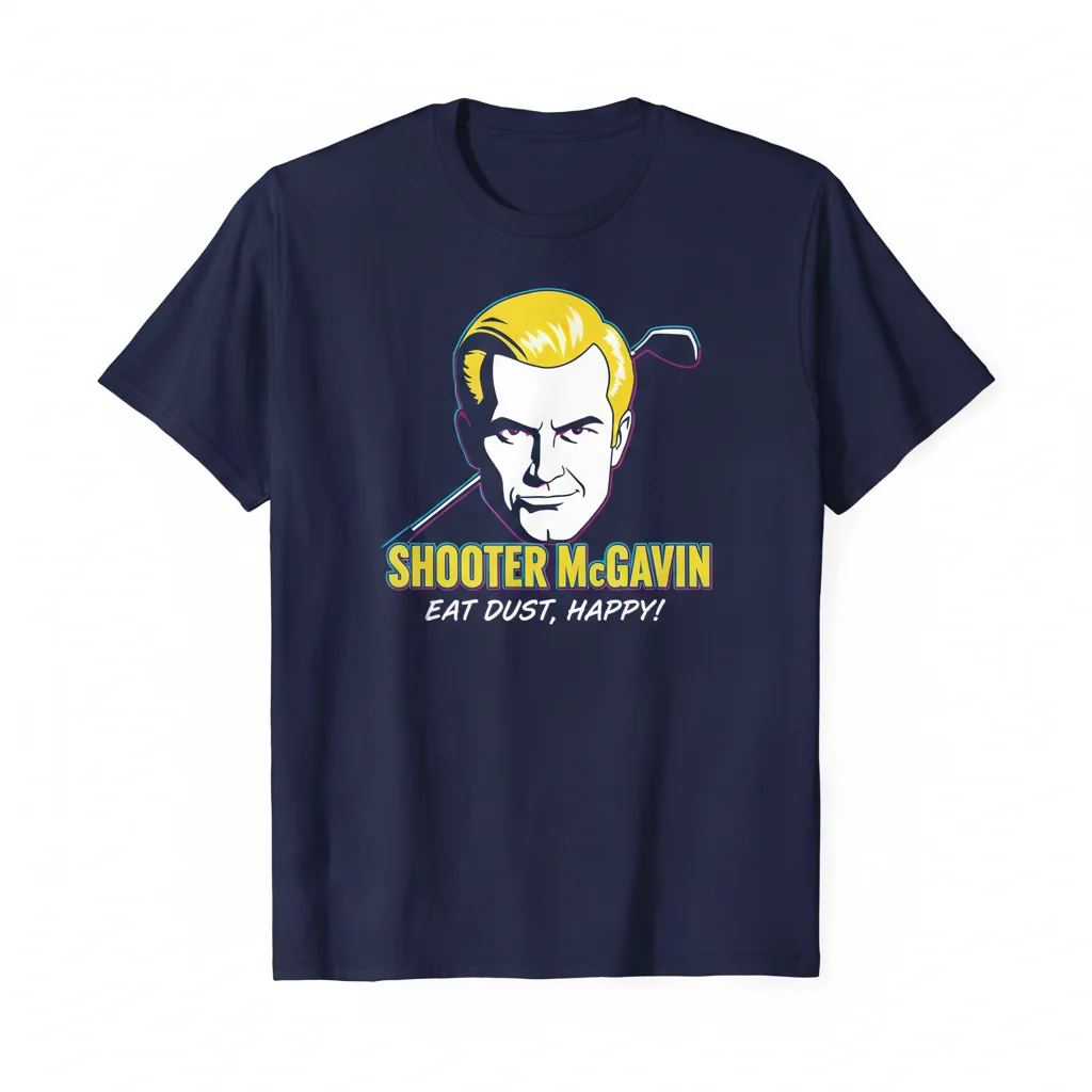 Embrace Your Inner Golf Legend: The Shooter McGavin Funny Golf Essential T-Shirt