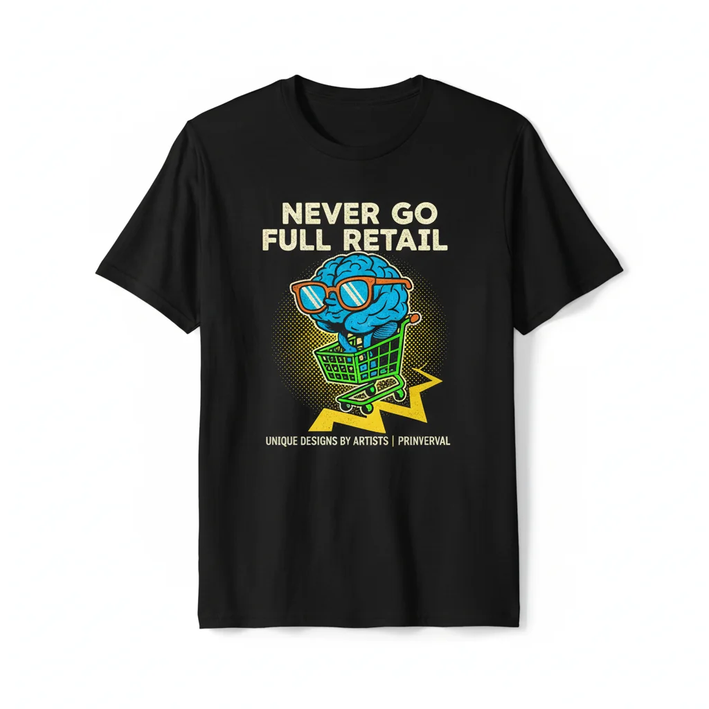 Never Go Full Retard - Bold Expression Tee by Independent Artists | Printerval