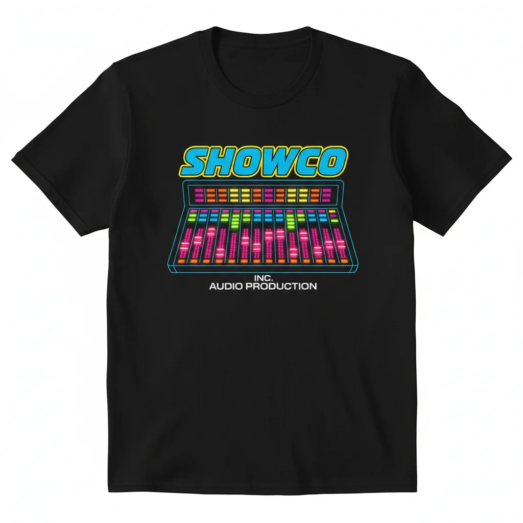 Showco Inc. Official Logo T-Shirt | Vintage Concert Sound Graphic Tee