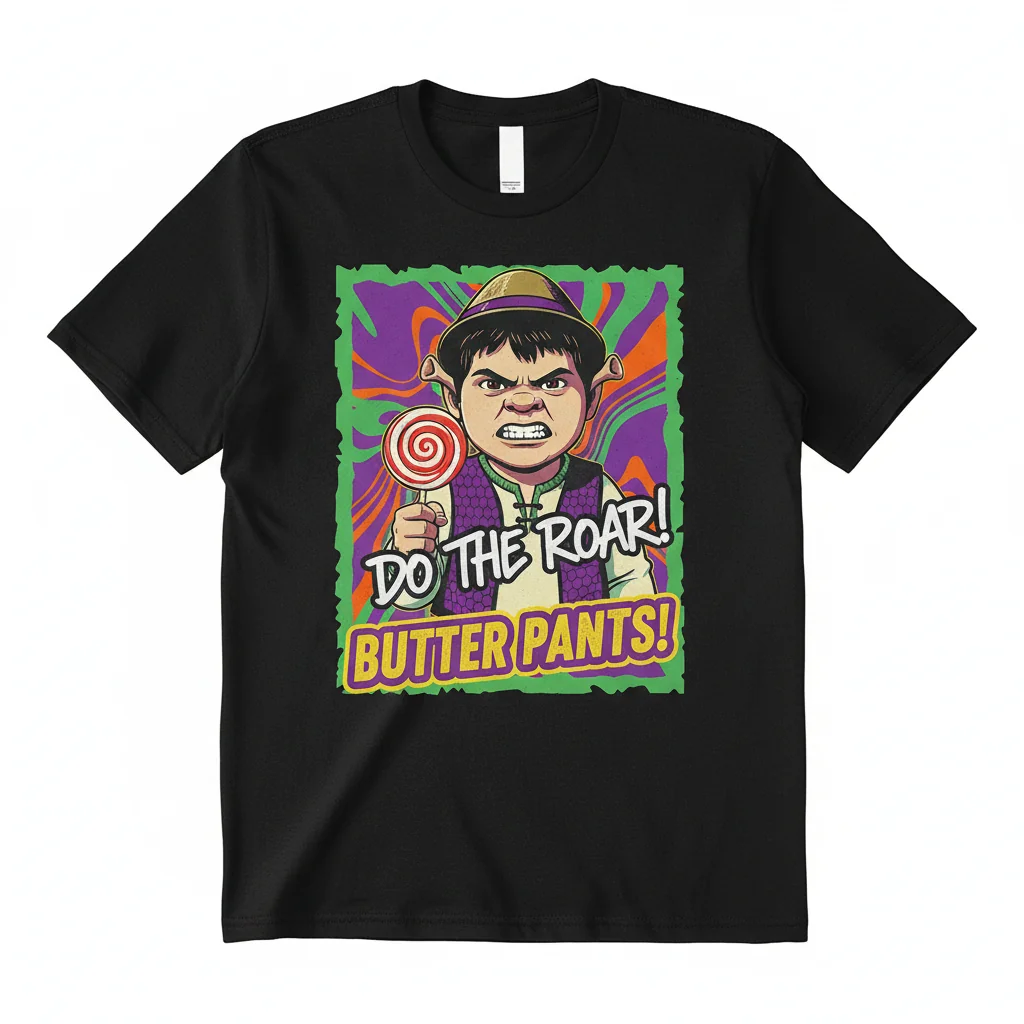 The Roar Meme Art Tee | Shrek-Inspired Original Design