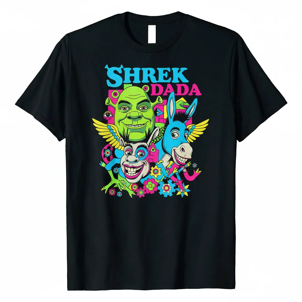 Shrek Dada Active T-Shirt – Premium Cotton, Retail Fit, Durable