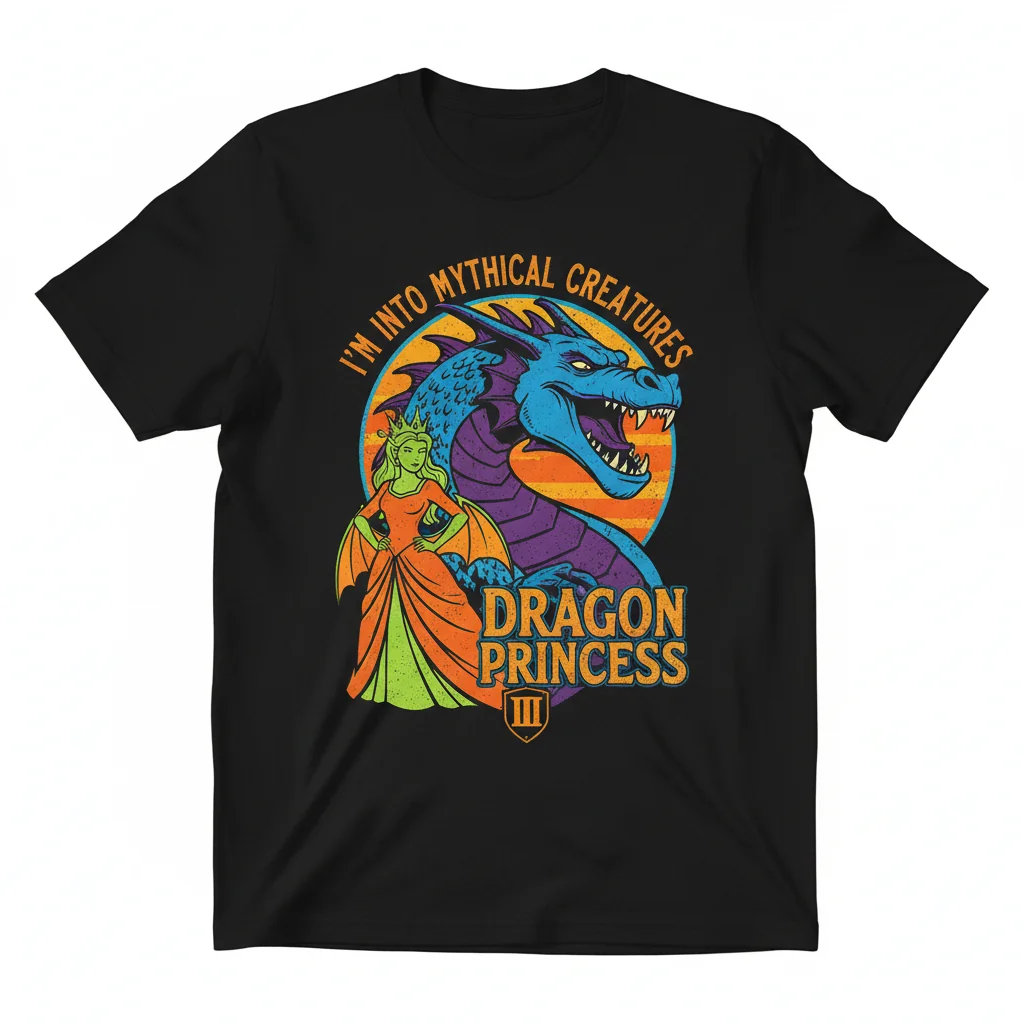 Shrek The Third: 'Mythical Creatures Dragon Princess' Premium Essential T-Shirt – Durable, Vibrant, Perfect Fit
