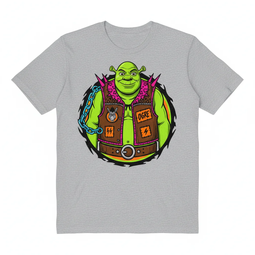 Shrek Vest Halloween Costume T-Shirt - Essential Ogre Cosplay Top