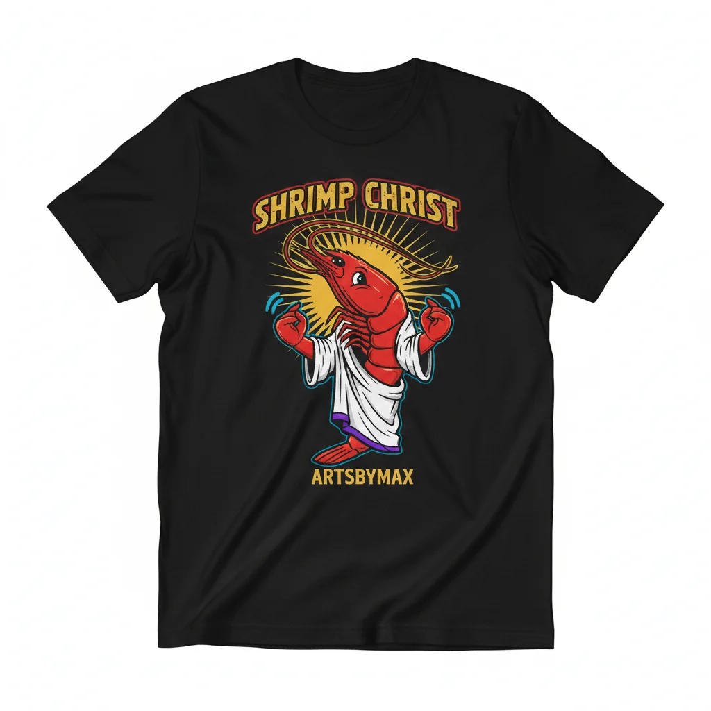 Shrimp Christ: The Divine Comfort Tee