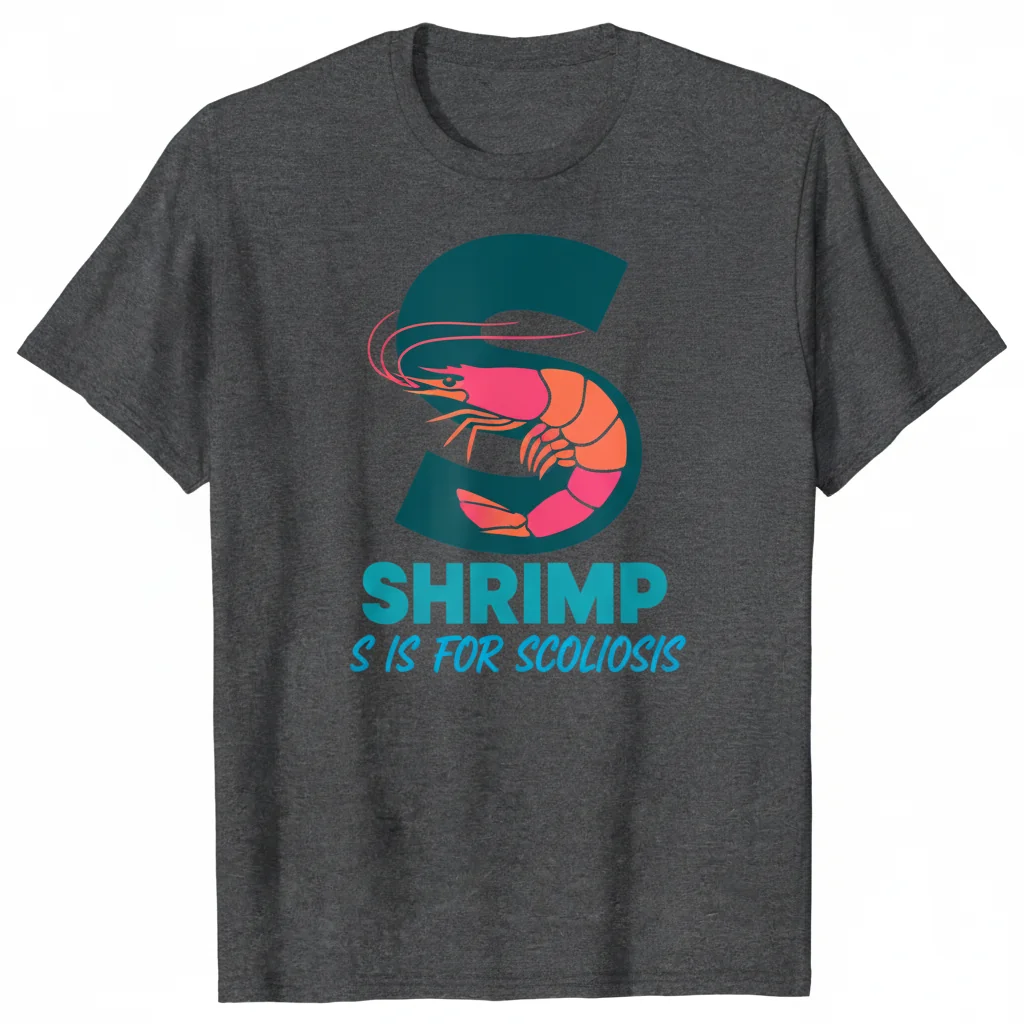 Shrimp S Scoliosis Tee: Streetwise Comfort