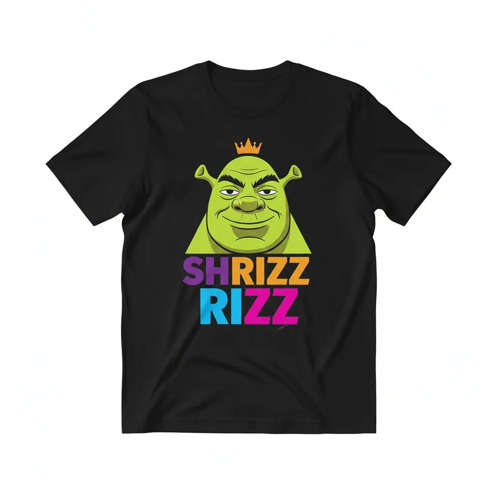 Shrizz Shrek Rizz: The Ultimate Meme Expression Essential T-Shirt