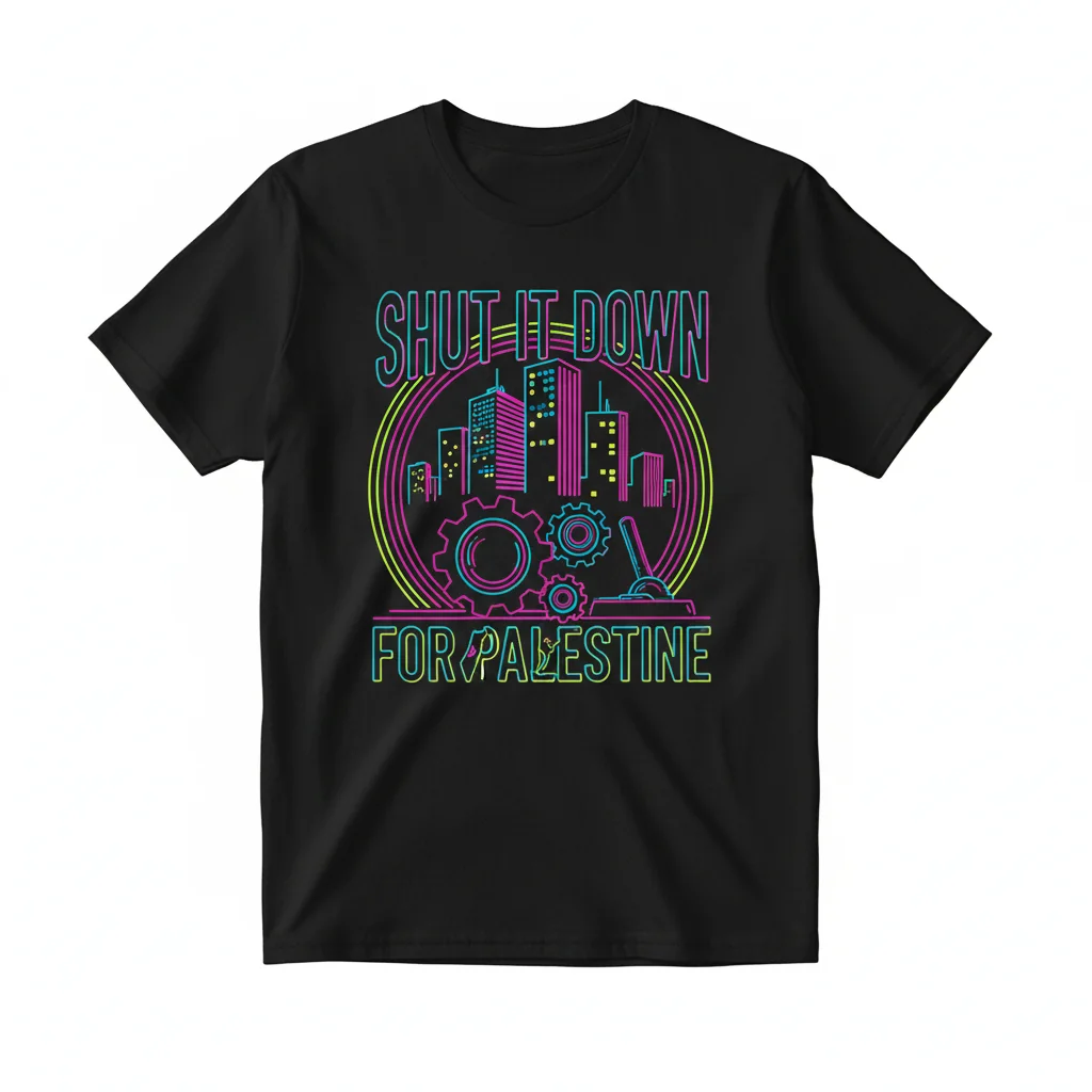 Shut It Down For Palestine - Premium Eco-Friendly Tee
