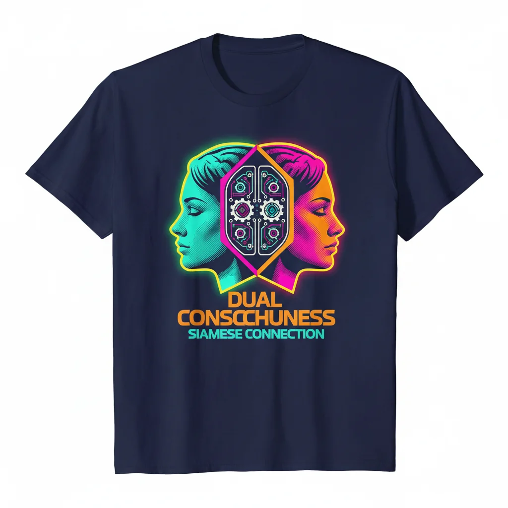 "Siamese Twins" Durable Unisex T-Shirt | Fade-Resistant & Pre-Shrunk