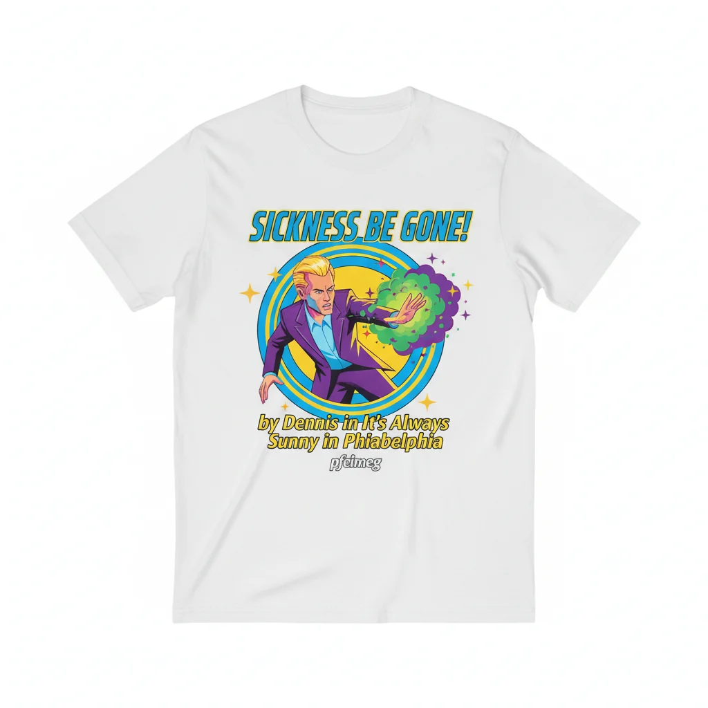 Sickness Be Gone! Dennis Reynolds Always Sunny in Philadelphia Essential T-Shirt