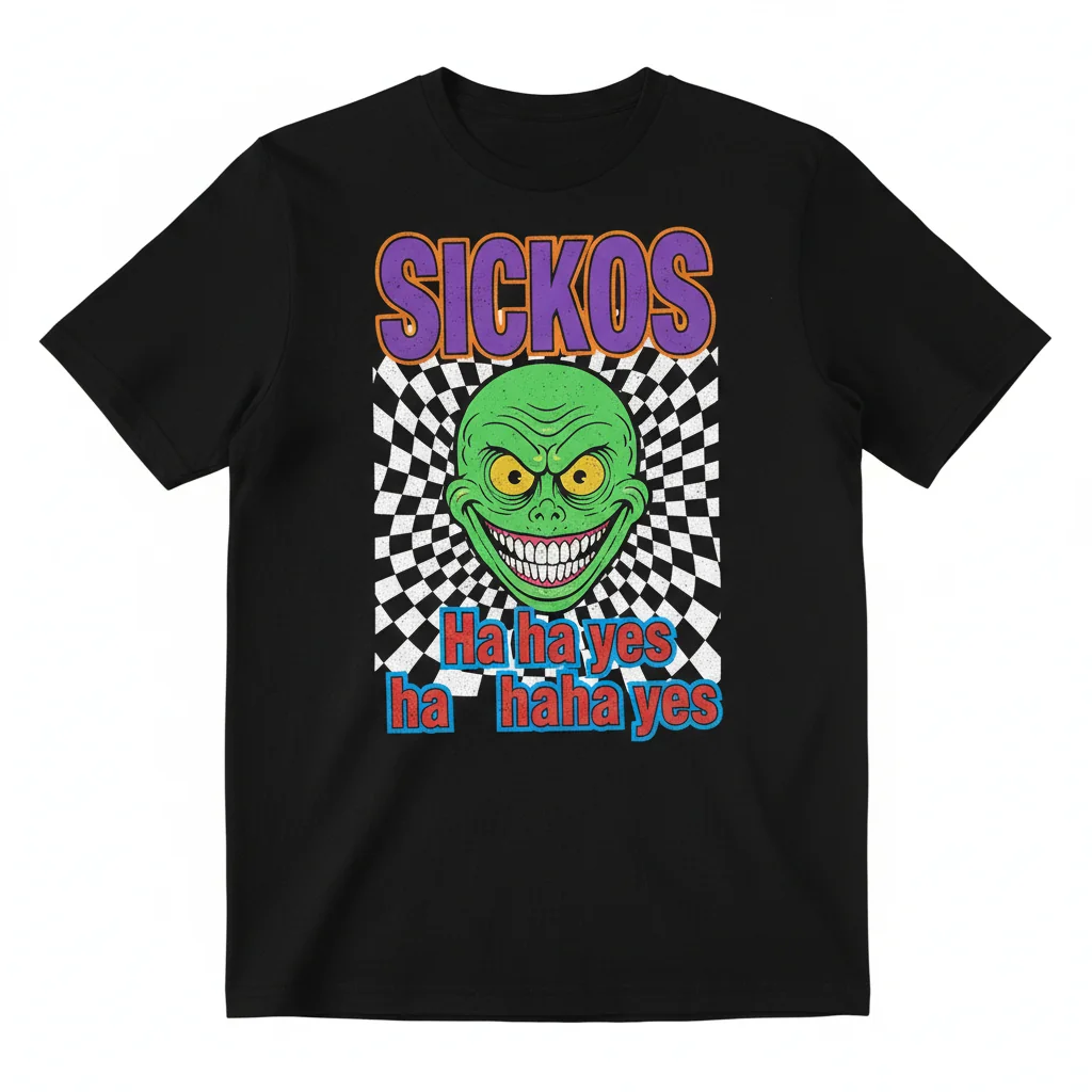 Sickos - 'Ha ha yes' Essential Street Tee