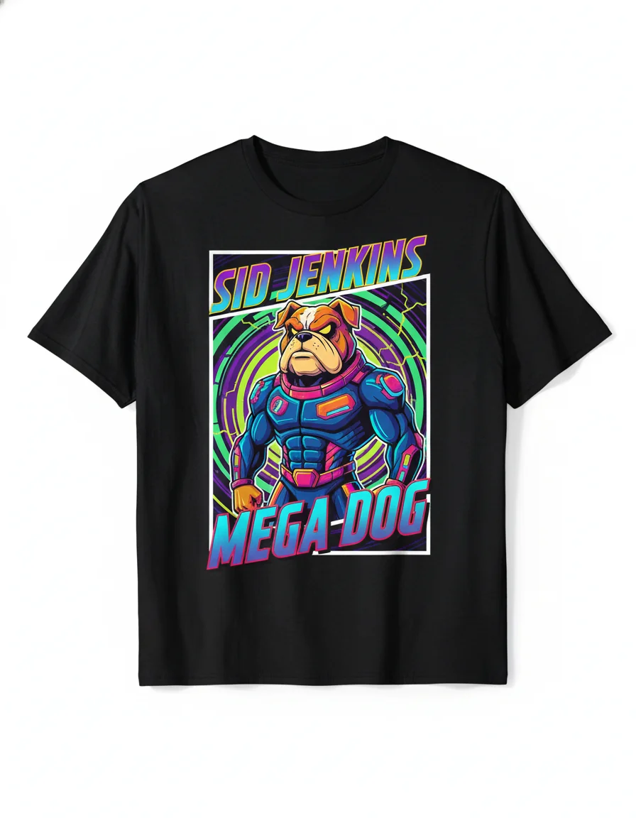 Sid Jenkins Mega Dog Graphic T-Shirt – Comfort Colors Style