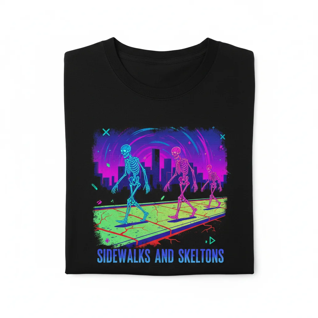 Sidewalks & Skeletons Tee: Vibe Essential