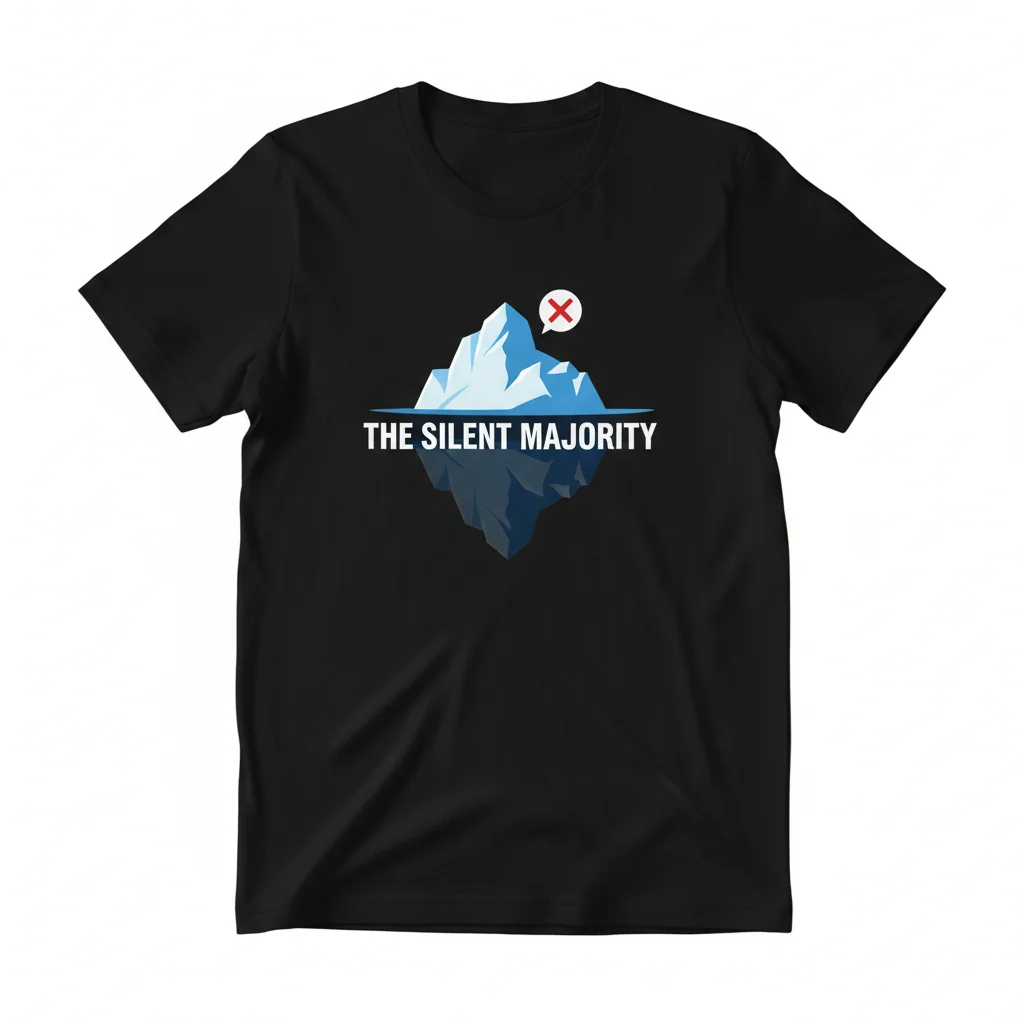 Silent Majority Essential T-Shirt - Premium Ring-Spun Cotton Tee