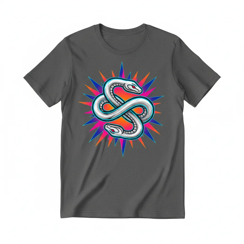Silver Snakes Essential T-Shirt – Premium Cotton Tee for Men & Women