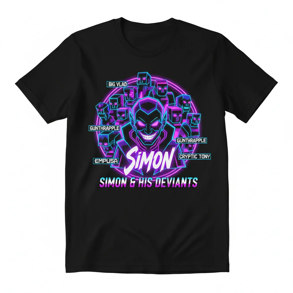 Simon the Devious & Crew Essential T-Shirt – Villain Apparel