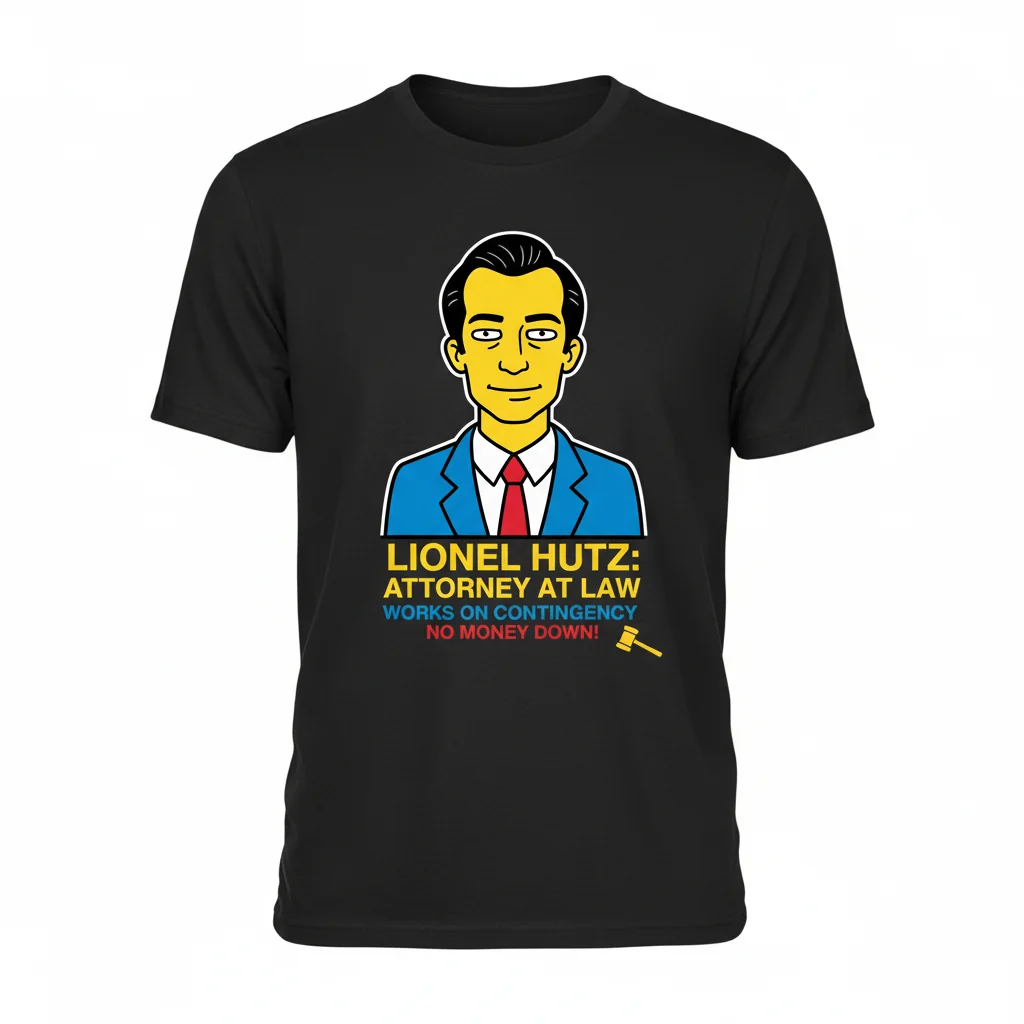 Simpsons Lionel Hutz Contingency Lawyer Shirt - No Money Down Tee