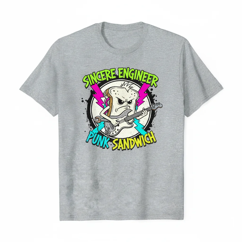 Sincere Engineer Punk Sandwich T-Shirt – Official Band Merch