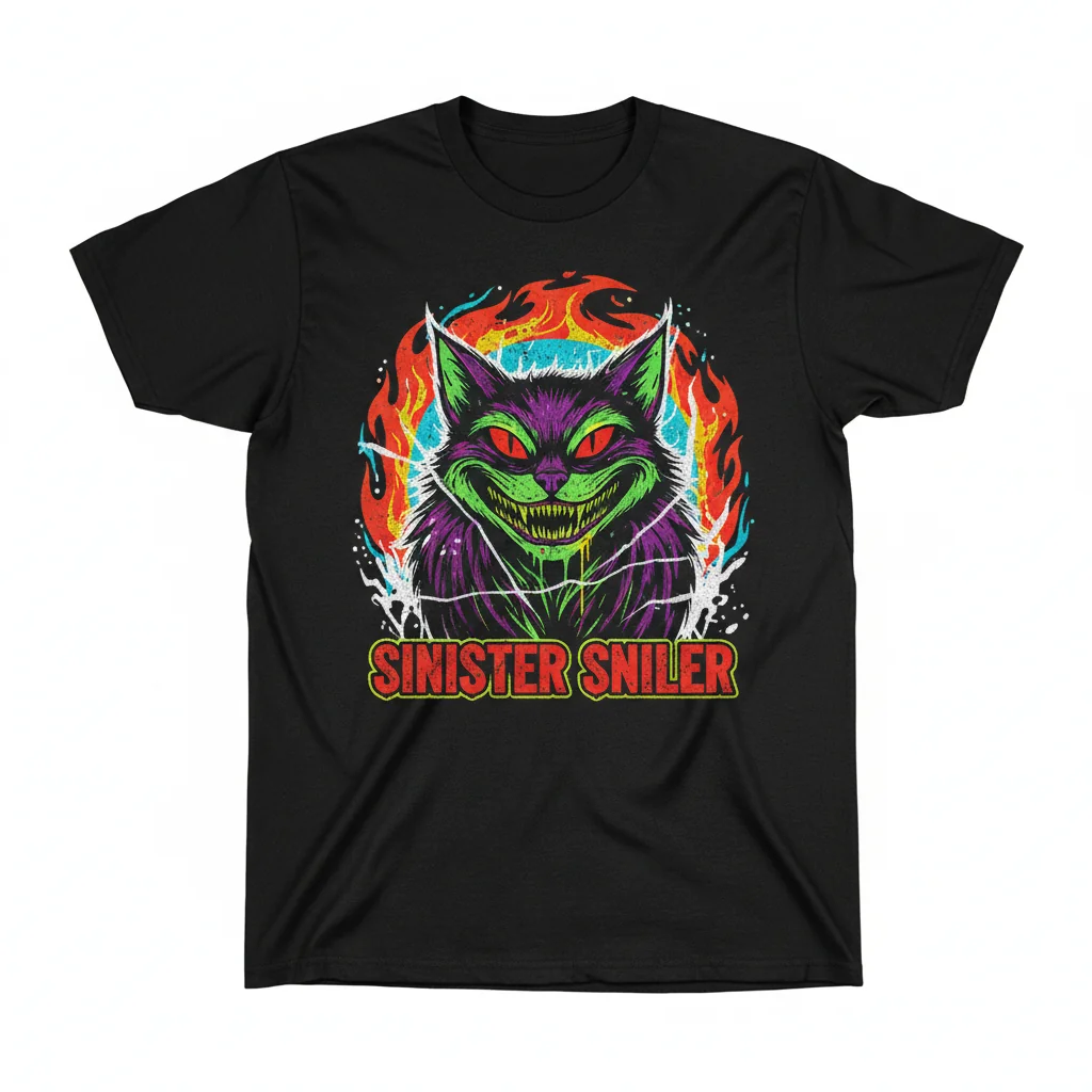 Sinister Sniler Graphic T-Shirt | Men's & Women's Essential Cotton Tee