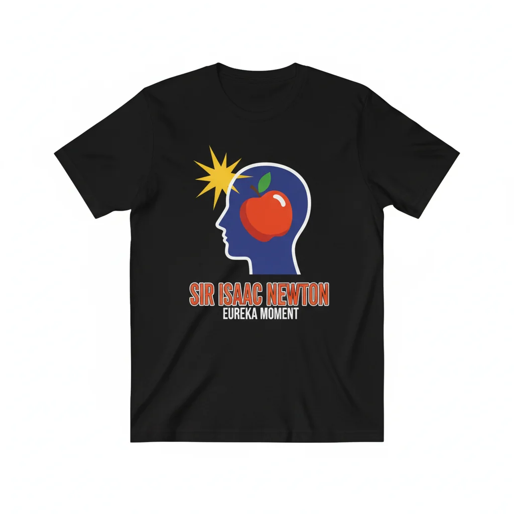 Sir Isaac Newton T-Shirt – Essential Comfort & Science Icon Tee