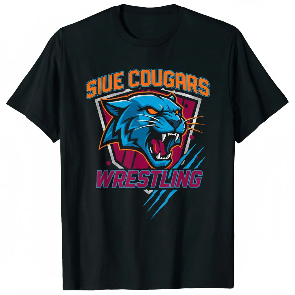 SIUE Cougars Wrestling Ultra-Durable Essential T-Shirt – Fade-Resistant & Perfect Fit
