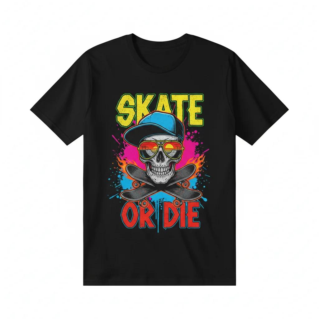 Skate Or Die: The Rebellious Spirit Tee