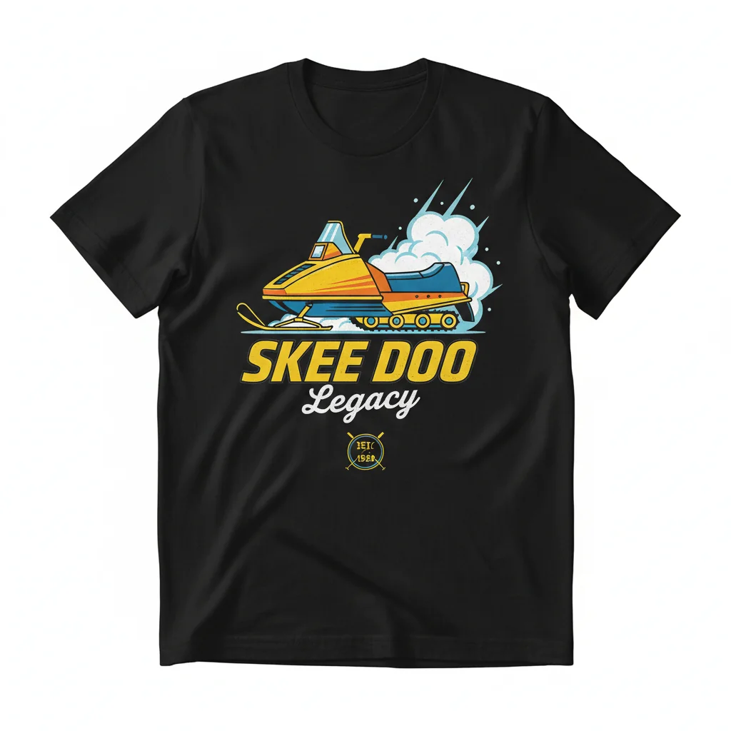 Skee Doo Snowmobile: The Spirit of Winter's Ride Tee